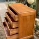 Vintage compass feet dresser