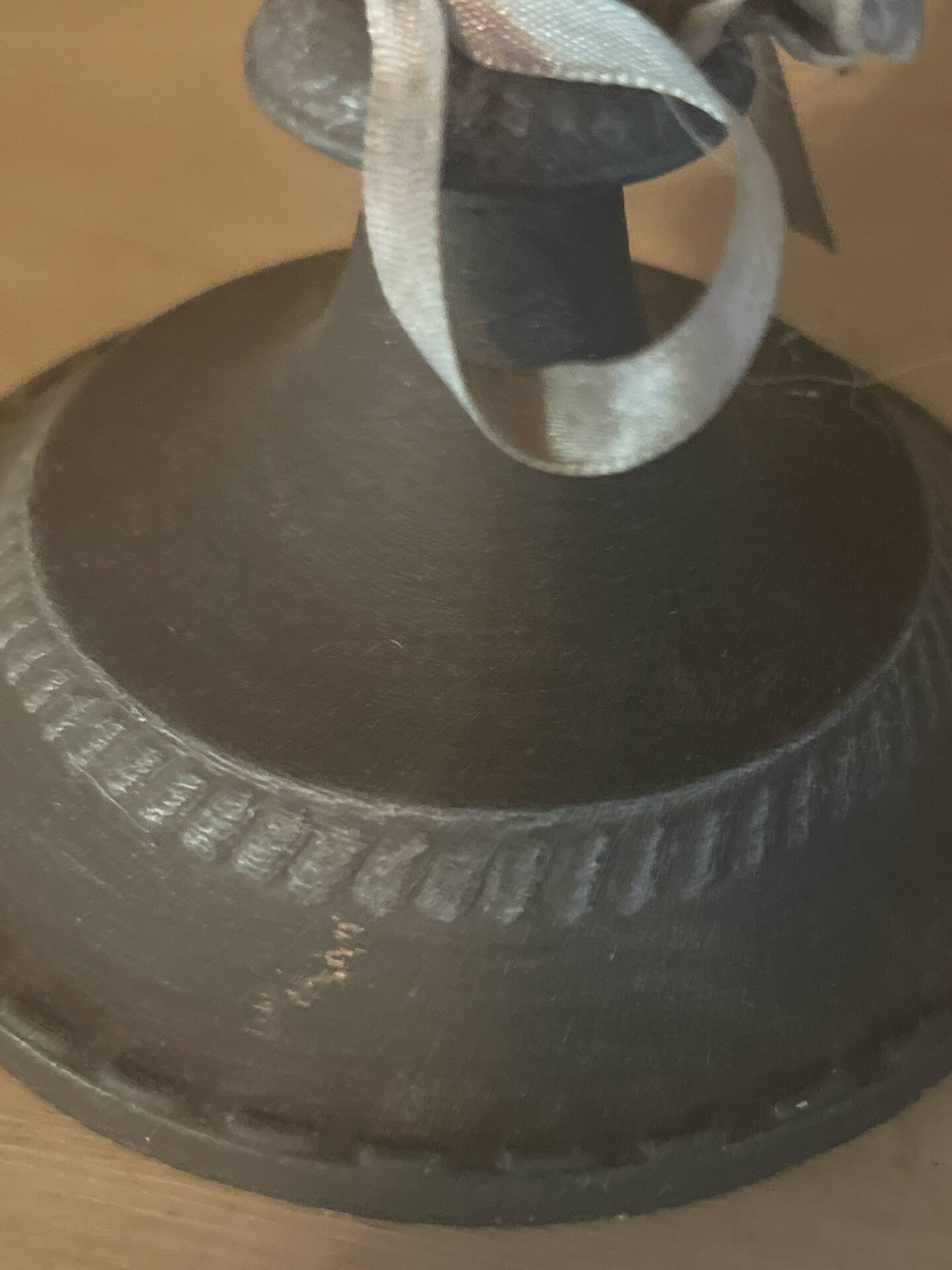 Shabby chic patinated candlestick
