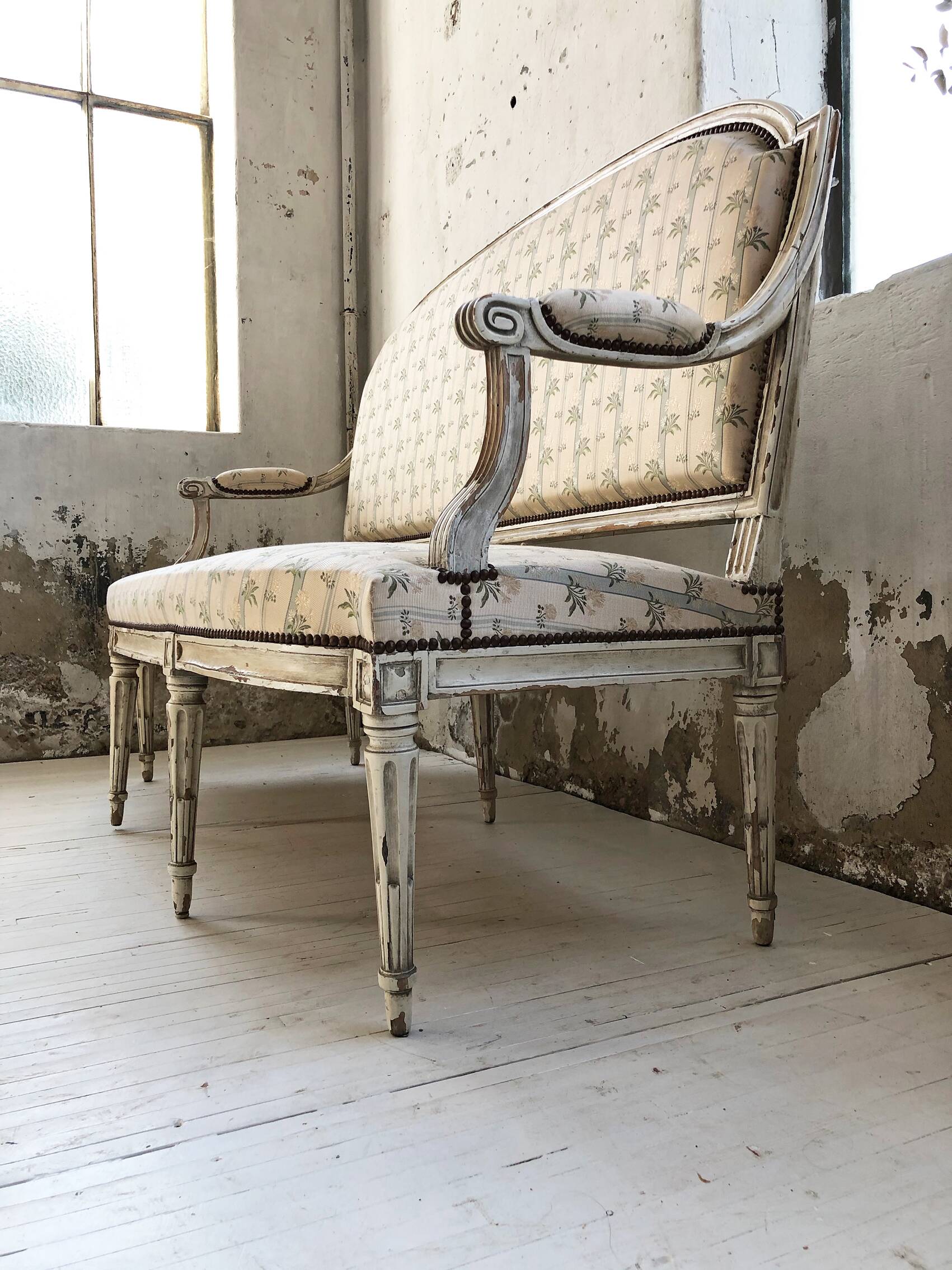 Louis XVI style bench