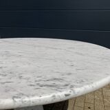 Angelo Mangiarotti M1 eettafel Skipper Carrara marmer 130cm