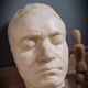Masque en plâtre Ludwig van Beethoven vintage