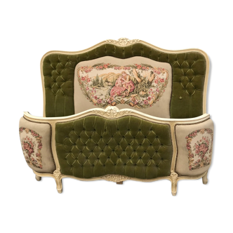 Former bed Louis XV padded
