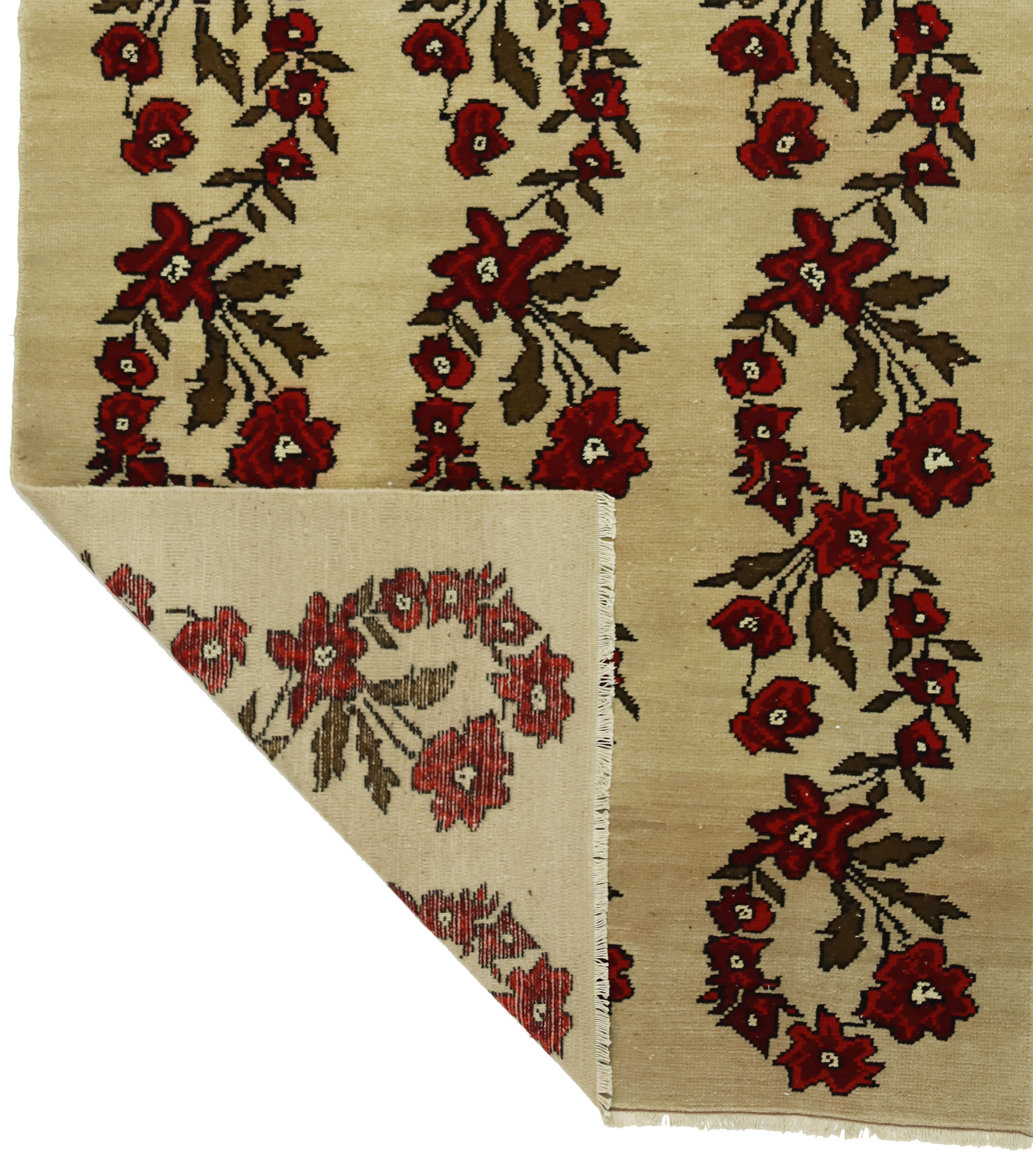 Anatolian handmade vintage rug 293 cm x 150 cm