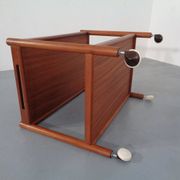 Teak Tea Cart by Hans J. Wegner for Andreas Tuck, Denmark, 1950s