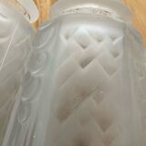 Pair of Muller brothers art deco pendant lights