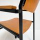 6 chaises empilables par Gijs van der Sluis, 1970