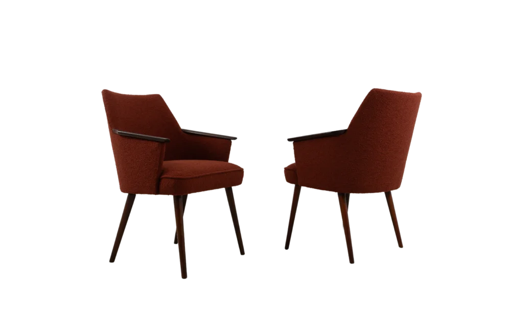 Paire de fauteuils des années 60, Pologne.