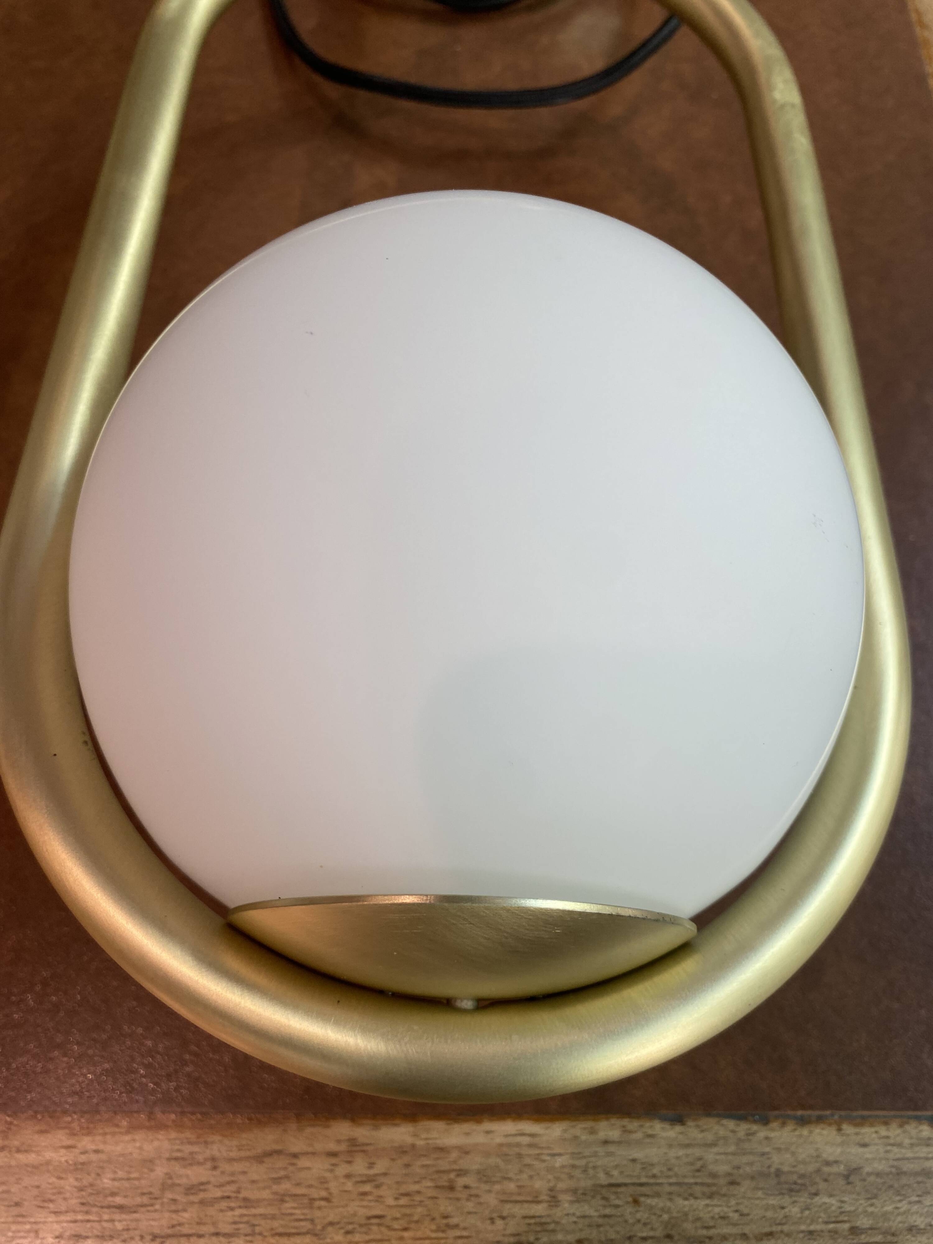 Suspension BIux C Ball S1 white and gold