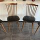 Série de 4 chaises Baumann Menuet, vintage, des années 1970