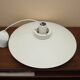 Lyfa pendant lamp from the 1970s, white metal shade, Denmark
