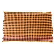 couverture vintage Haik à carreaux du maroc - 174 x 257 cm