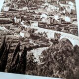 Cut, Corsica, vintage, photo board printed in 1935.