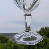 Set of 6 ARQUES crystal aperitif glasses. ORSAY model.
