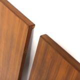 Scandinavian walnut dining table, Sweden, 1960s