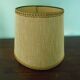 Wooden Desk Lamp with Geometric Design and Fabric Shade, France