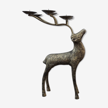 Deer candle holder