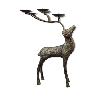 Deer candle holder