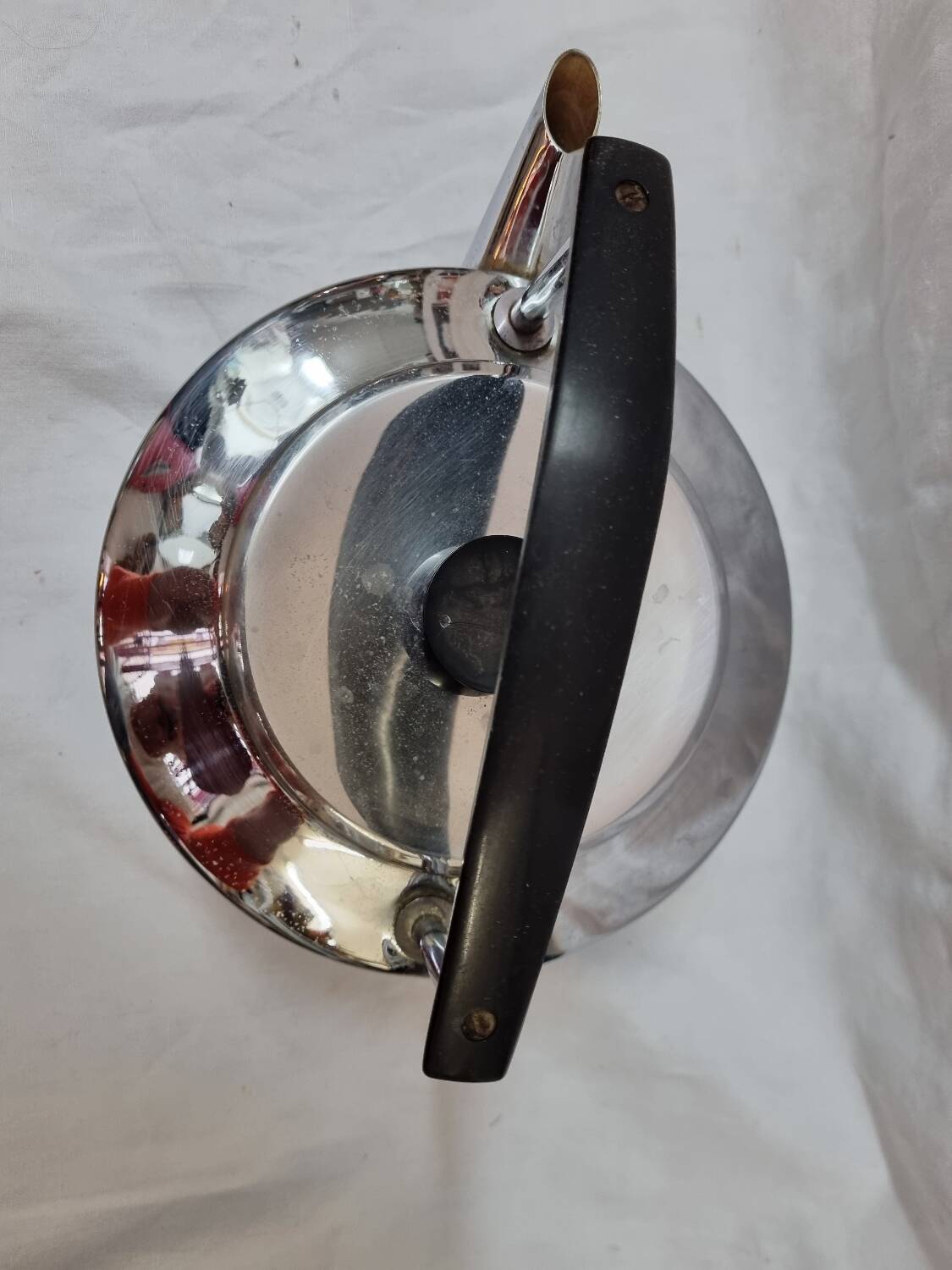 Vintage chrome copper kettle from 1960/70