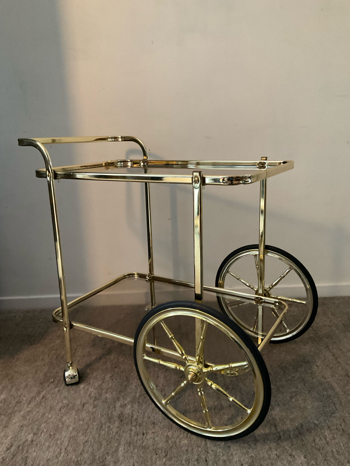 Vintage golden service from the 70s