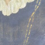 Antique 19th Century Portrait of a Woman French Flemish School Oil Painting