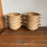 8 stoneware bowls