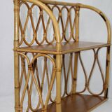 Rattan shelf