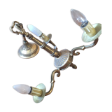 Bronze chandelier 3 branches imitation candles