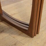 Mid-Century Teak Nesting Tables by R. Benett for G-Plan, United Knigdom, 1970s, Set of 3