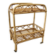 Vintage rattan server