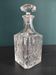 Bouteille de whisky vintage en verre taillé français, Cristal D'Arques