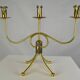 Brass candelabra by Gunnar Ander for Ystad-Metall , Sweden 1950s
