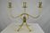 Brass candelabra by Gunnar Ander for Ystad-Metall , Sweden 1950s