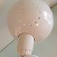 Lampe de bureau en métal blanc vintage années 70/80