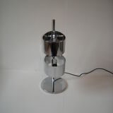 Stainless steel lamp of the 60s - 70s