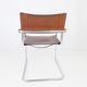 Matteo Grassi MG5 set of 4 leather cantilever chairs