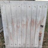 Old wooden door 110x97 cm Vintage