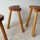Vintage tripod stool trio