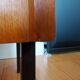 Restored vintage desk + matching chair 89 x 50 x 76 cm
