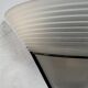 Frosted glass and black metal wall light, Italy, 1980.