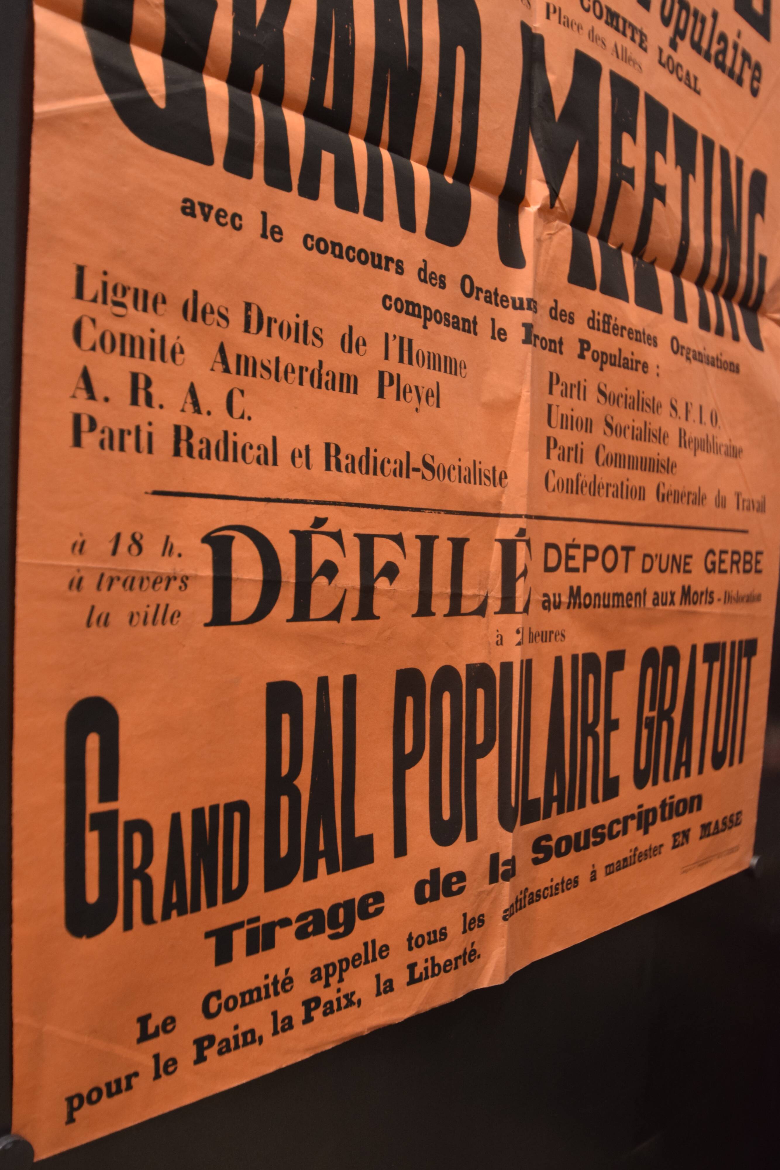 Poster "Great Festival of the People's Gathering" - Cadillac - 1936