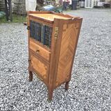 Fake book bedside table with doors