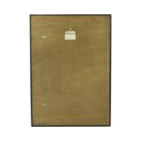 Vintage silver Deknudt mirror in Hollywood Regency style, 107 cm