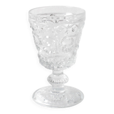 Vintage Clear Stem Glass Arabesque / Wine Goblet Baccarat / France / 1840s
