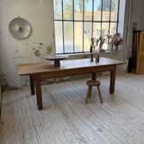 Country farmhouse table in solid beech and oak 2.5m XL