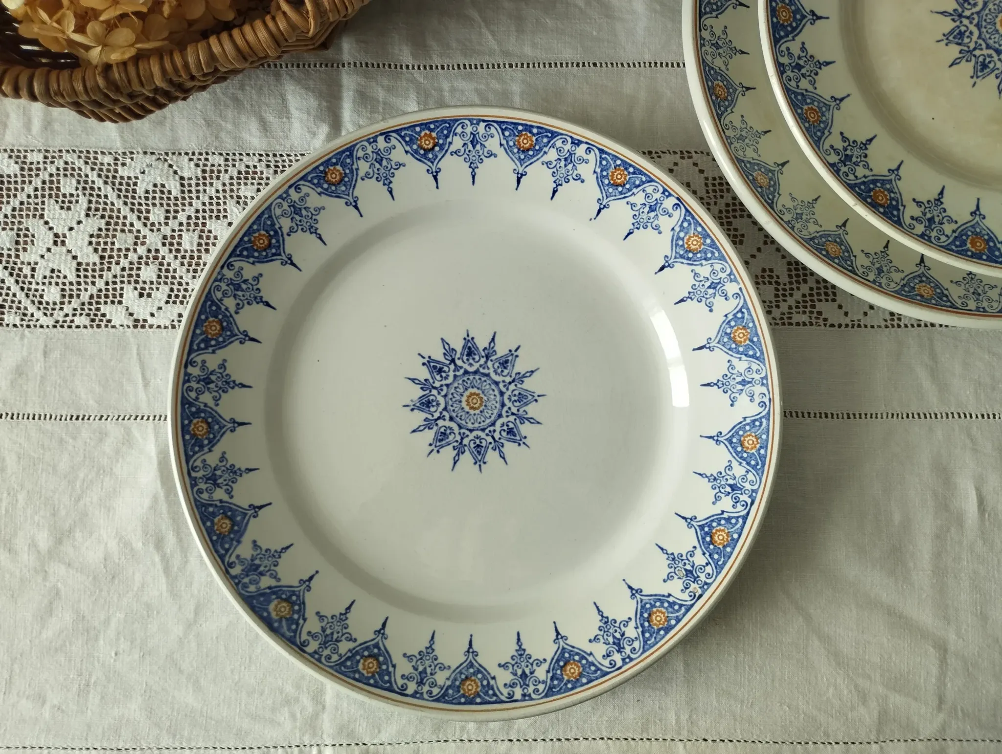 Lot de 3 plats Saint-Amand « 6014 »