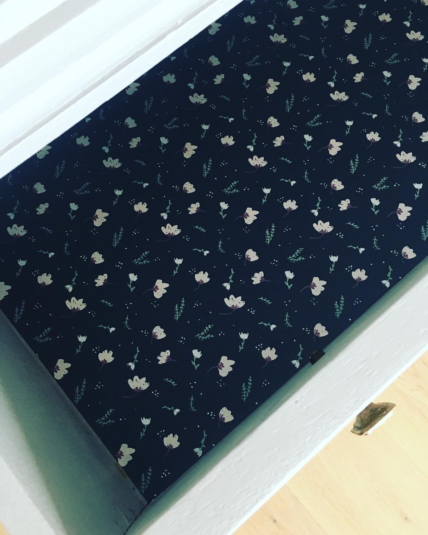 Renovated vintage art deco chest of drawers