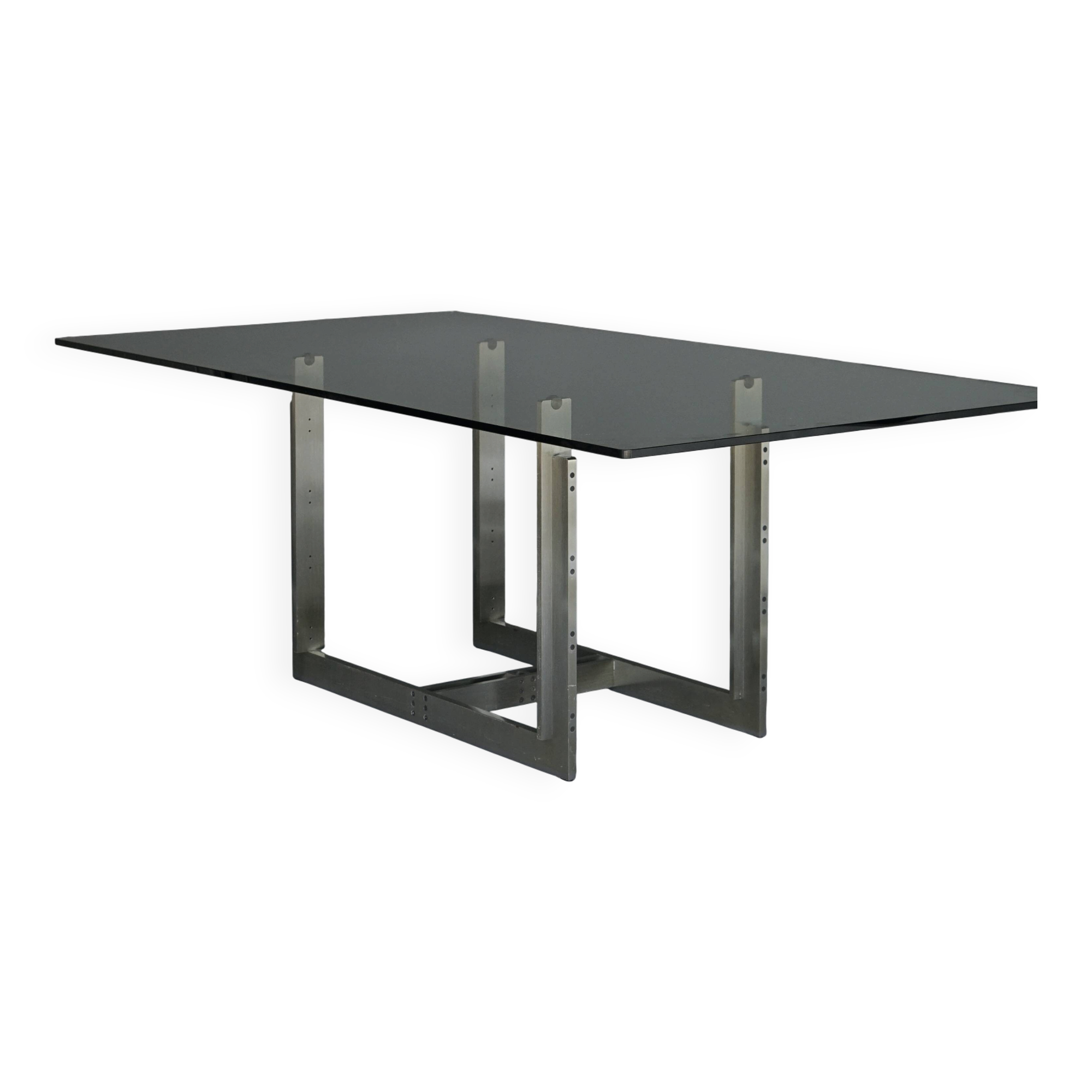 Dining table Sarpi by Carlo Scarpa for Simon Gavina, 1970s.