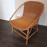 Rattan armchair