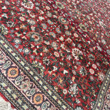 Vintage Turkish carpet Hereke end knoated hand 150x225 cm