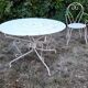 Antique wrought iron garden furniture